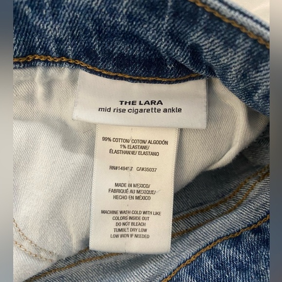 Joe’s Jeans, The Lara, Cigarette Ankle, Medium Wash, Weekend Casual, Sz 29 - Picture 3 of 5